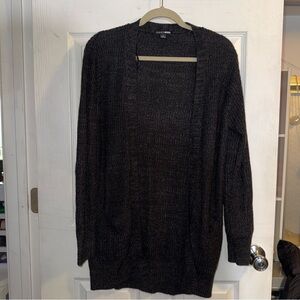 Fashion Nova Black Cardigan Sweater